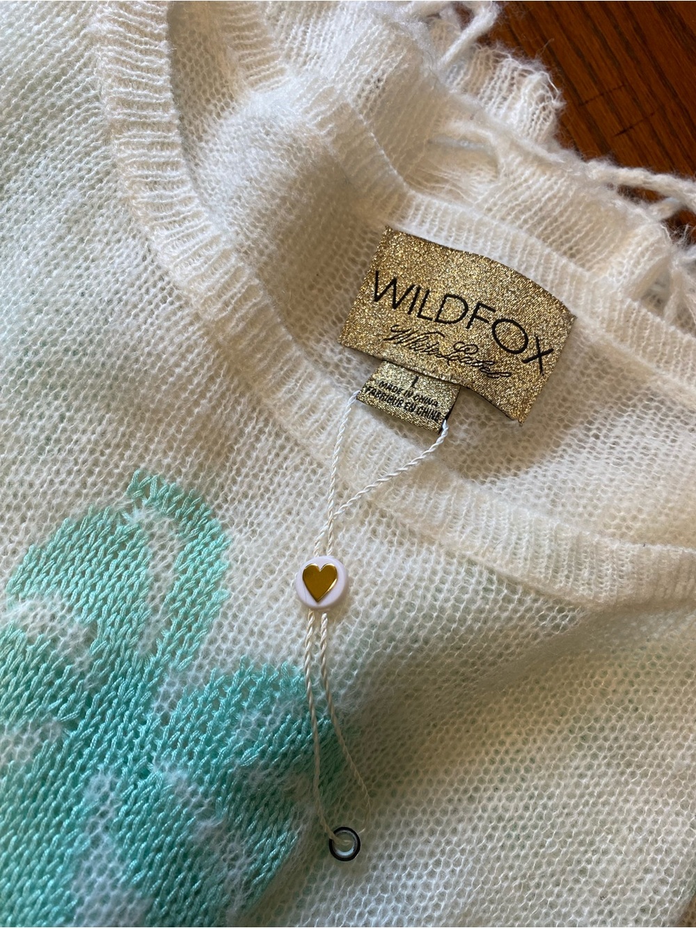 Wild fox distressed palm sweater - Picture 8 of 8